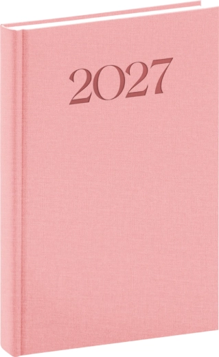 Notique Biella dagagenda 2027 roze 15 × 21 cm