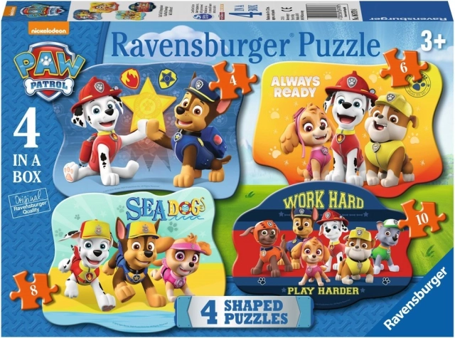 Ravensburger puzzel PAW Patrol 4 in 1 (4–10 stukjes)