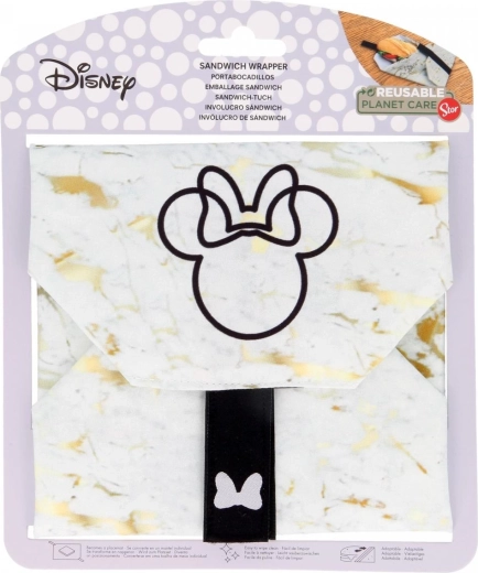 Grote herbruikbare snackverpakking Minnie - 1 stuk