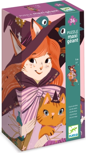 DJECO reusachtige puzzel Heks Lily