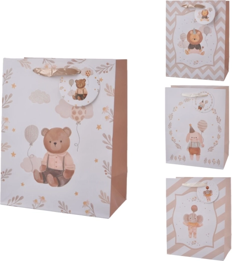 Cadeautas MIMI beige (18 × 10 × 23 cm)