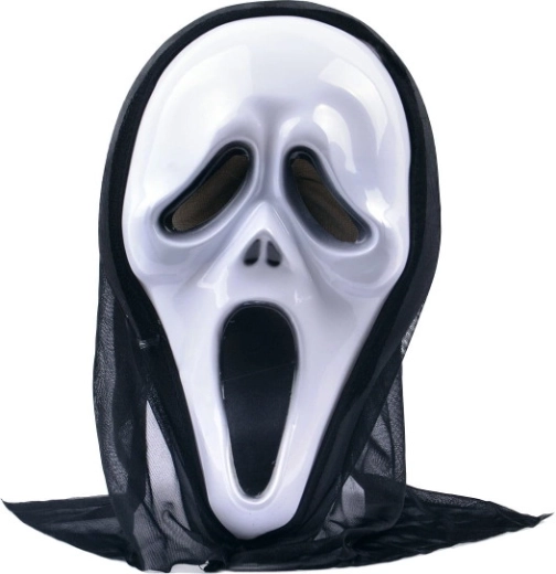 Griezelig Halloweenmasker met capuchon