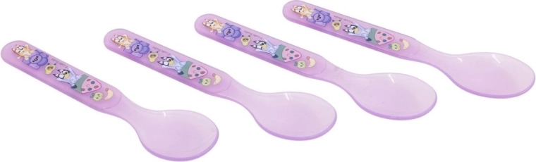 Stor set kinderlepels Bluey (4 stuks)