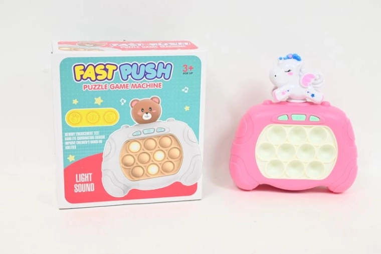 Pop it antistress knijp-/fidget-speelgoed – rennende eenhoorn