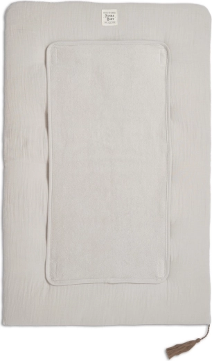 Funnababy mousselinen verschoonmat Sand Beige 50 × 80 cm