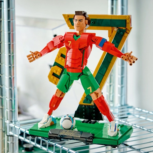 Uitgewerkte details van de voetballegende