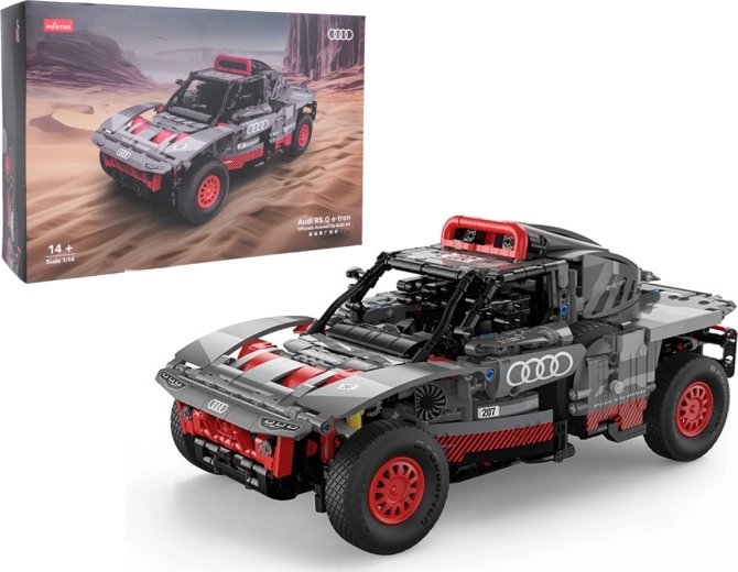 Bouwset van het Audi RS Q e-tron-model van RASTAR op schaal 1:8, grijs