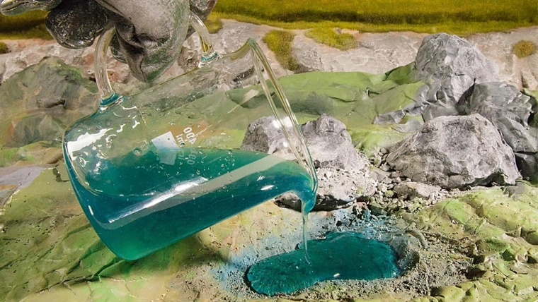 Natuurlijk ogend water met Water-Drops