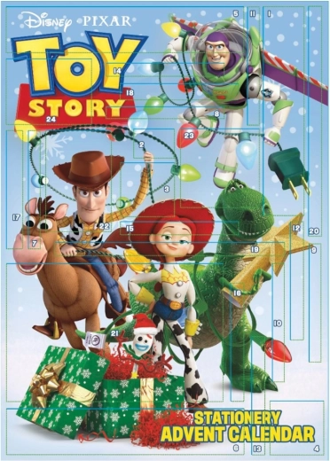 Papieren adventskalender Toy Story