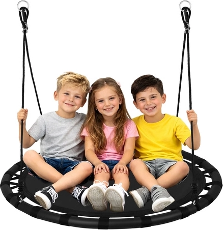 Kinderschommel vogelnest 100 cm zwart