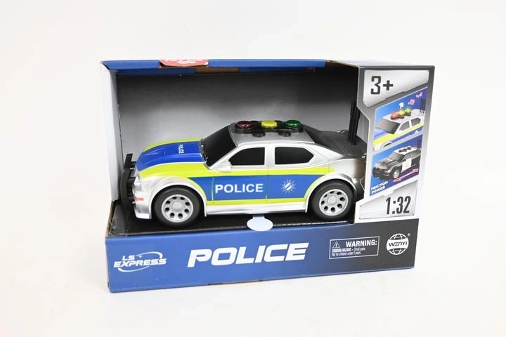 Politieauto met licht- en geluidseffecten 15,5 cm