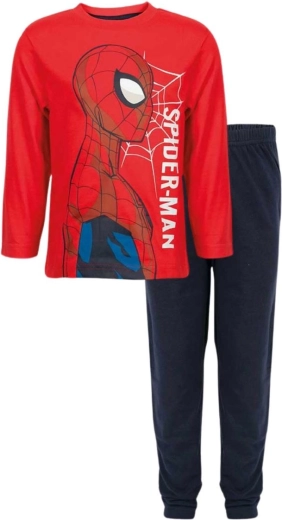 Kinderpyjama Spider-Man rood-donkerblauw