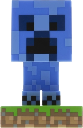 LED-lampje MINECRAFT – creeper blauw (10 cm)