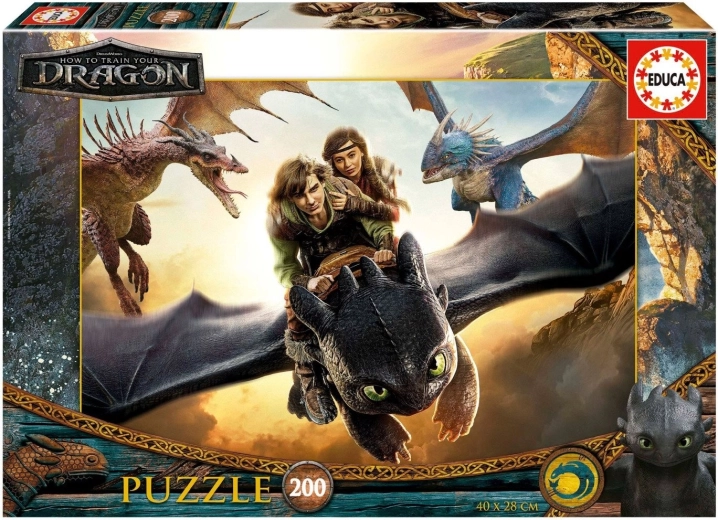 Educa puzzel Hoe tem je een draak – 200 stukjes