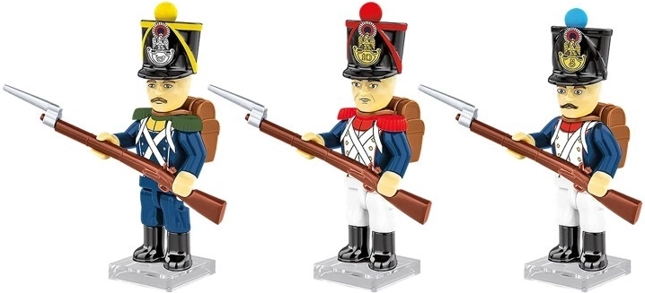 Drie iconische figuren van de Franse infanterie