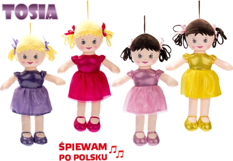Pratende stoffen pop Tosia 32 cm