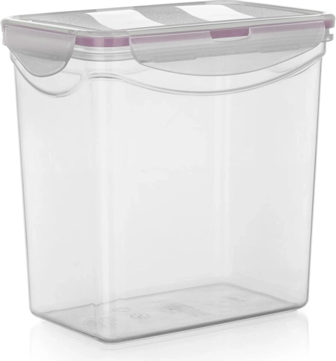 Hermetische voedselcontainer LARA 3 l, rechthoekig, plastic