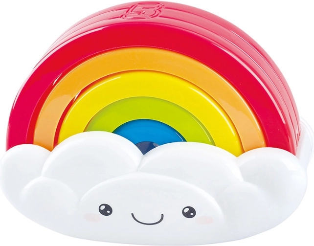 puzzel regenboog met lachend wolkje