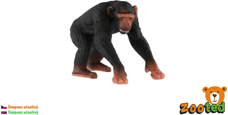 Figuur van een gewone chimpansee, 7 cm