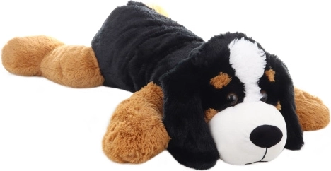 Pluche liggende hond 100 cm