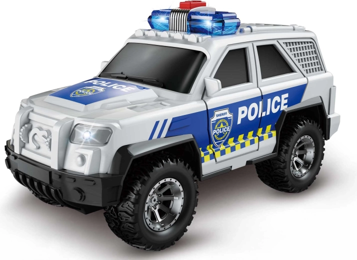 Politieauto met licht- en geluidseffecten, 15 cm