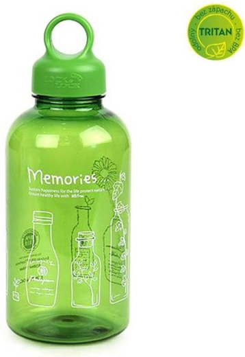 Tritan waterfles Bisfree Loop 530 ml groen