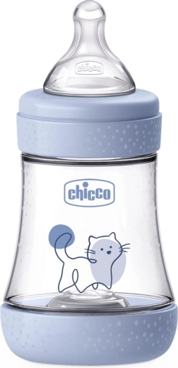 Chicco antikoliek babyfles Perfect5 150 ml, jongen, langzame doorstroom 0m+
