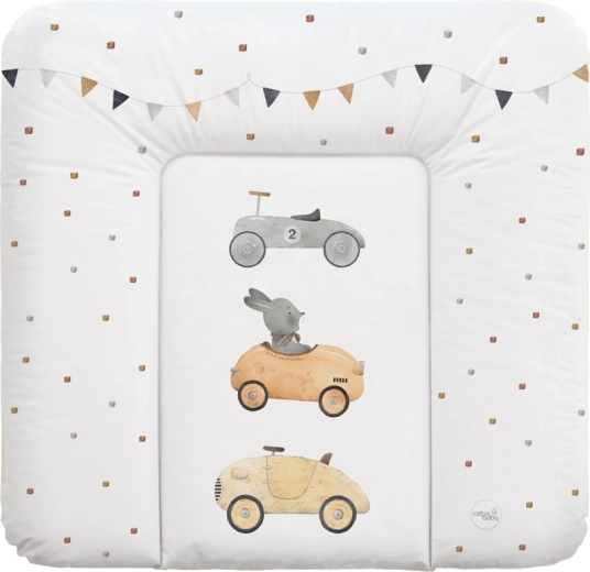 Ceba Baby zachte verschoonmat voor commode basic bunny driver 75 × 72 cm