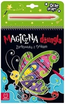 Krasboek met kraspen Magische jungle