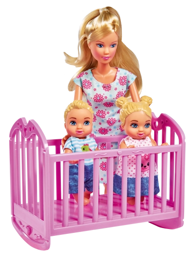 In slaap wiegen in de wieg, net als in het echt