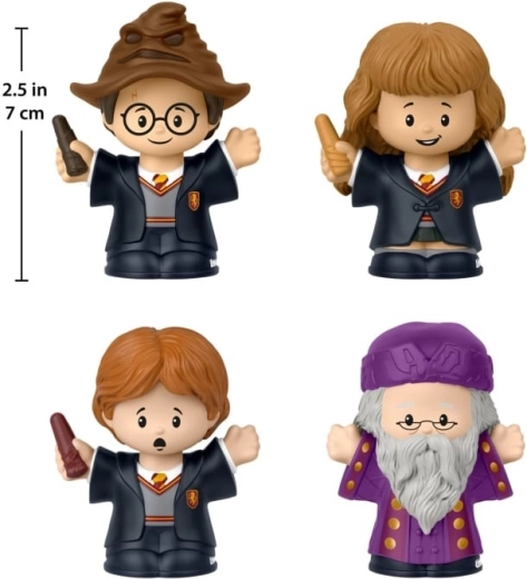 Vier geliefde personages