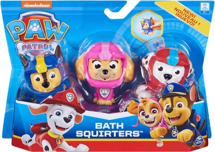 Paw Patrol – set van 3 badspeeltjes