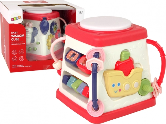 Interactieve educatieve kubus voor baby’s met melodieën en lichtjes Vlinder