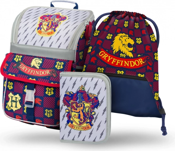 Schoolset 3-in-1 BAAGL zippy Harry Potter Griffoendor – boekentas, etui en gymsack