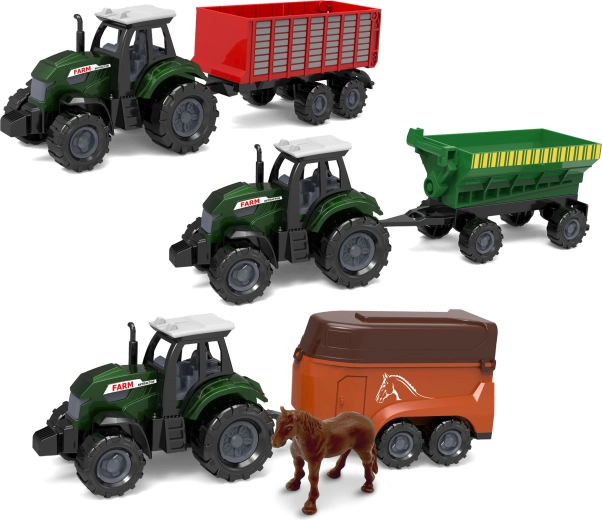 Tractor met aanhanger - 1 stuk