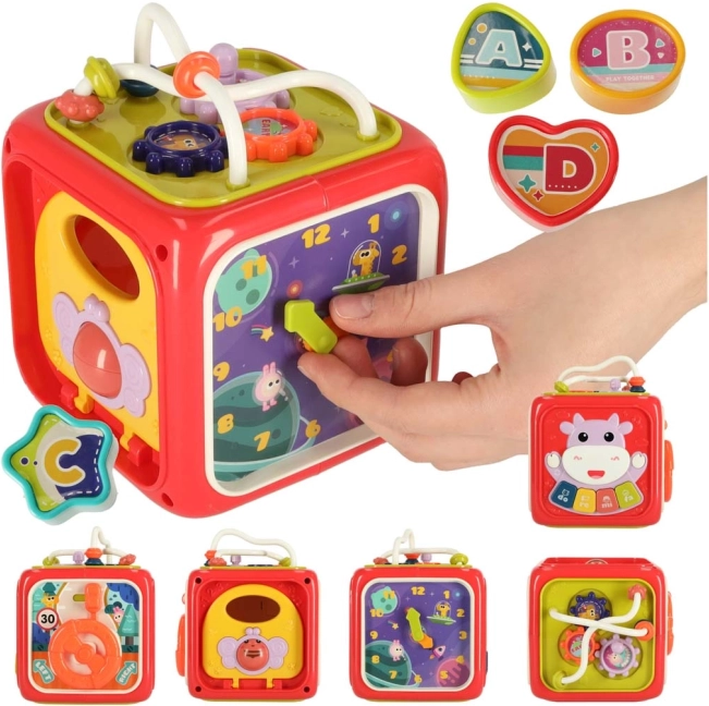 Educatieve interactieve kubus voor kinderen