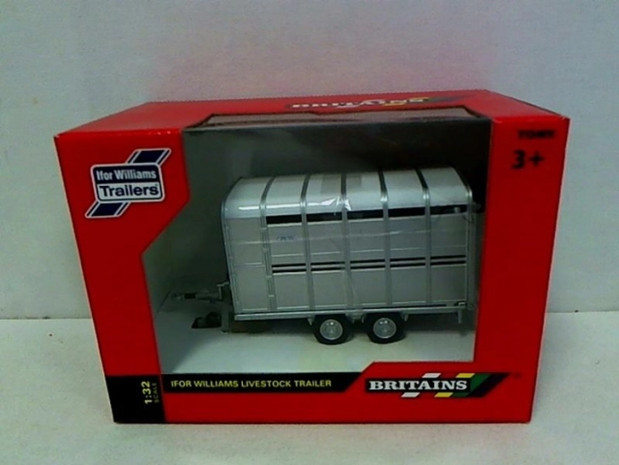 Britains veetrailer voor veevervoer Ifor Williams 1:32