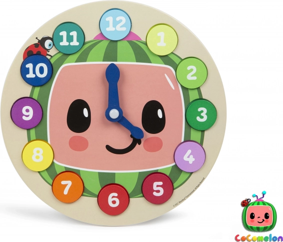 Cocomelon houten educatieve klok