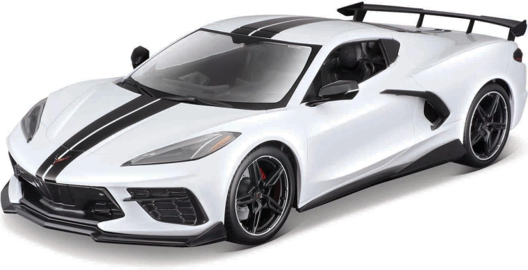 Maisto Chevrolet Corvette Stingray coupé high wing 1:18 wit