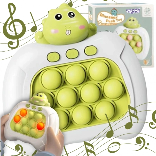 Interactief anti-stress spel POP IT dinosaurus – groen