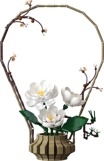 Realistische winterbloemen van 1001 stukjes