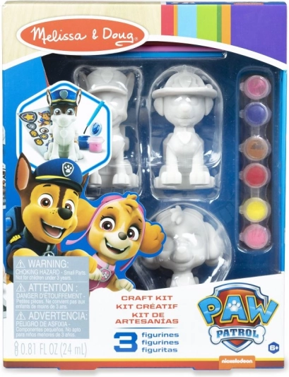 creatieve set figuren om te verven Paw Patrol – 3 stuks met accessoires