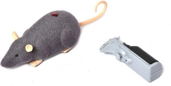 RC pluche rat met afstandsbediening
