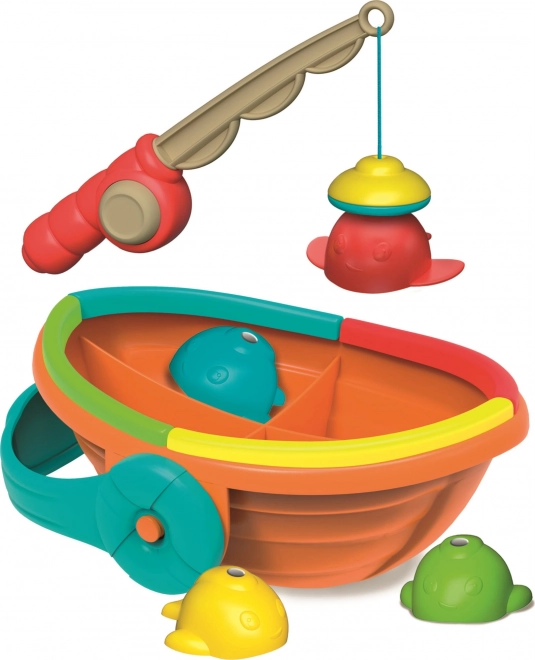 Clementoni Baby kleurrijk vissen Play for Future – magnetisch bootje voor in bad