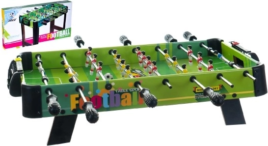 Tafelvoetbal 71 × 36 cm met metalen stangen en telraam