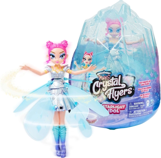 Hatchimals Pixies Crystal Flyers vliegende fee Starlight Idol – blauw