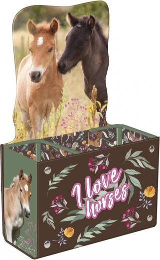 Pennenbakje met paardenmotief