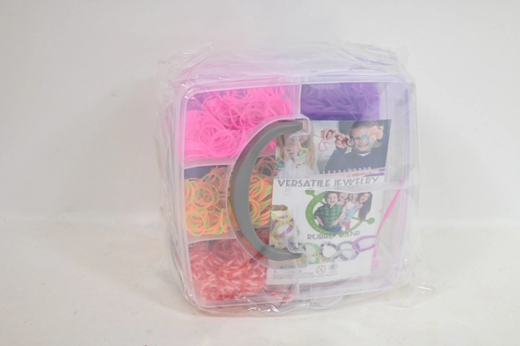 Creatieve set om armbandjes te maken in koffertje, ca. 3500 stuks