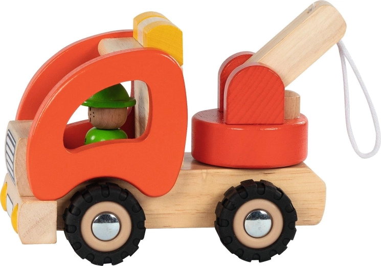 Houten sleepwagen - 1 stuk