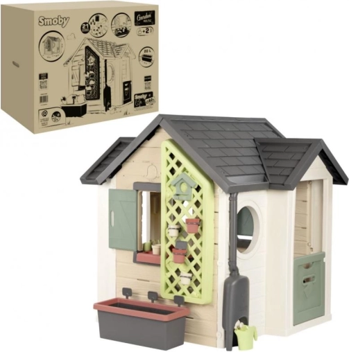 Smoby huisje van de kleine tuinier